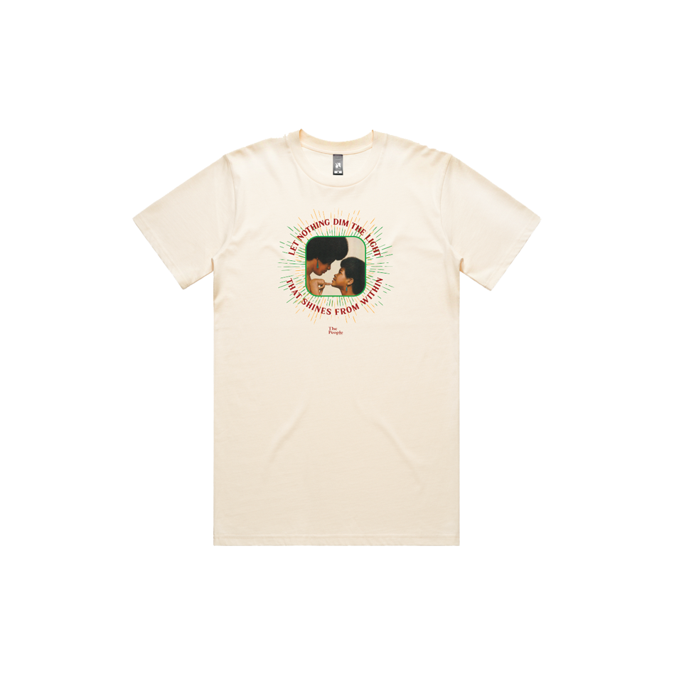 SHINE YOUR LIGHT TEE - ECRU