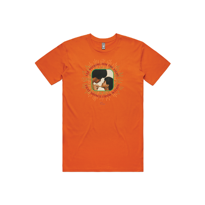 SHINE YOUR LIGHT TEE - ORANGE