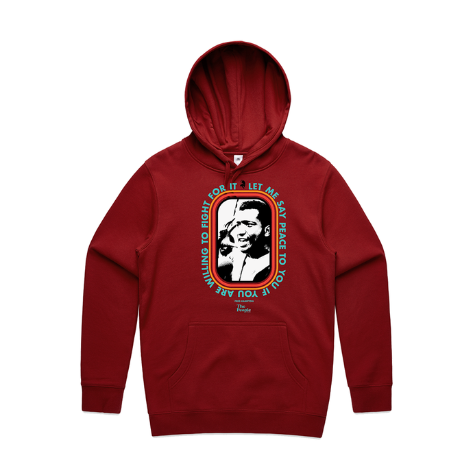 THE CHAIRMAN HOODIE - CARDINAL