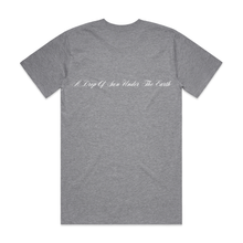 THE PEOPLE CLOTHING CO - SHORT SLEEVE LOGO TEE - HEATHER GREY